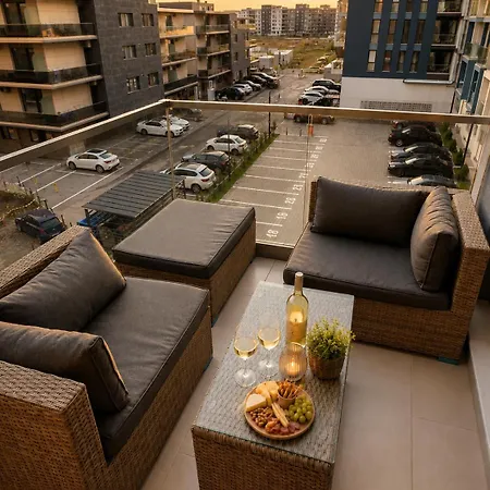 Embassy Mamaia Nord - Piscina Pe Acoperis & Parcare Gratis Apartman *