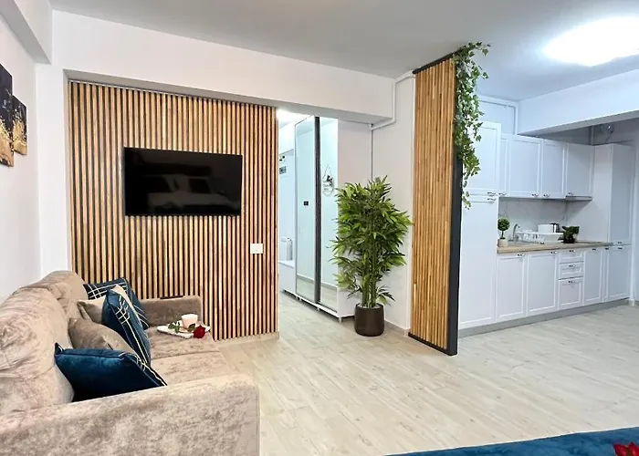 Embassy Mamaia Nord - Piscina Pe Acoperis & Parcare Gratis Lägenhet