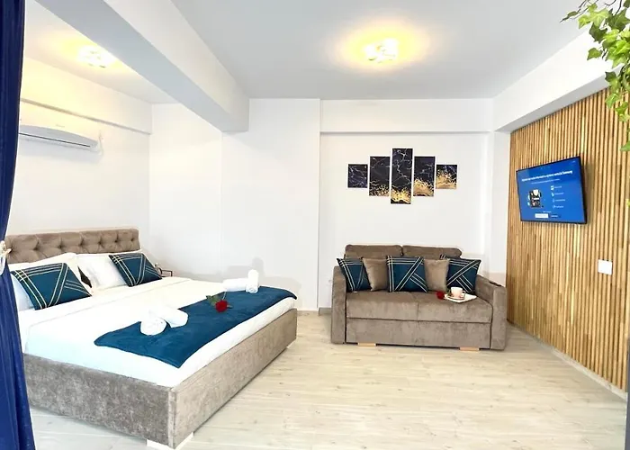 Lägenhet Embassy Mamaia Nord - Piscina Pe Acoperis & Parcare Gratis *